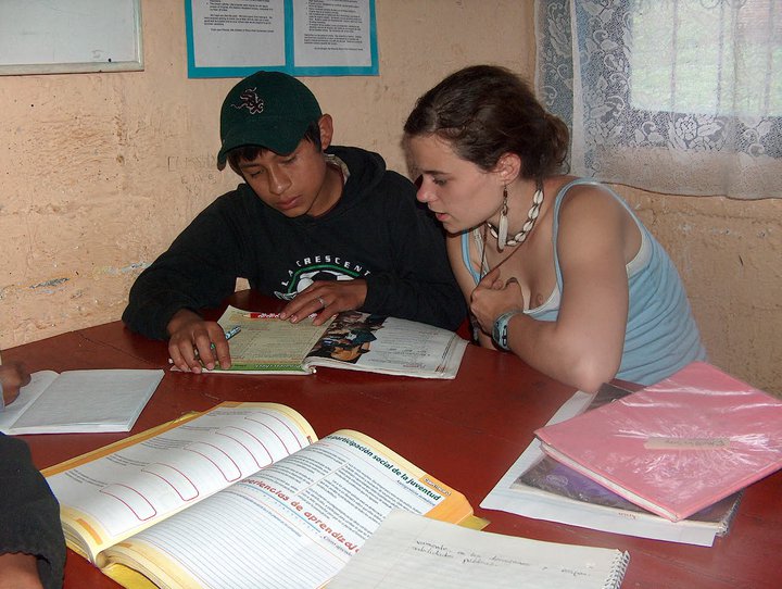 Trabajo voluntario, proyecto la Pedrera, Quetzaltenango.